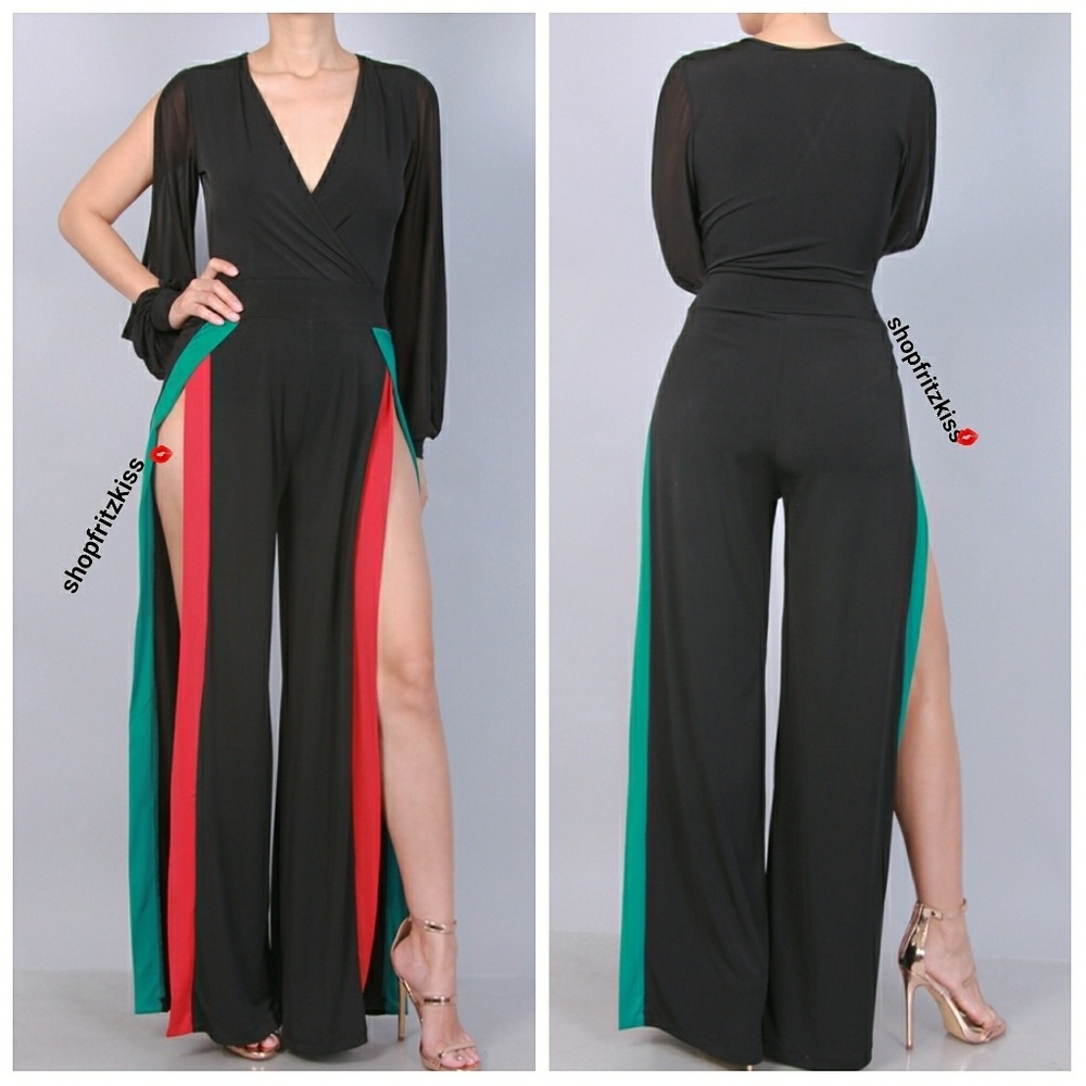 Slit sides jumper